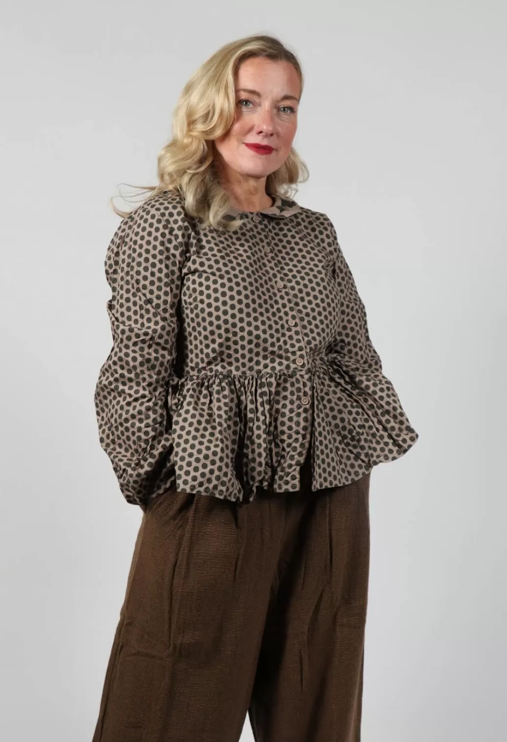 Shirts & Blouses^Ewa I Walla Adelina Blouse In Walnut