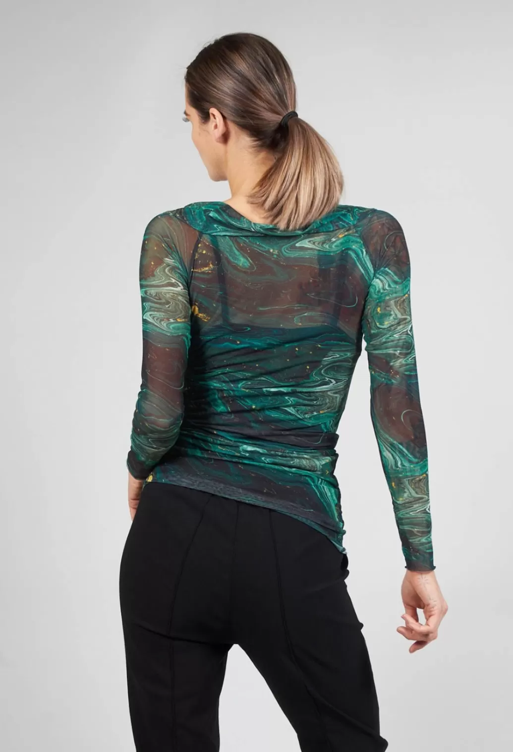 Shirts & Blouses^Xenia Design Atik Shirt In Black Dark Green