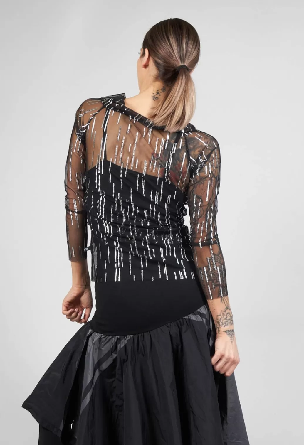 Shirts & Blouses^Xenia Design Atik Shirt In Black Silver