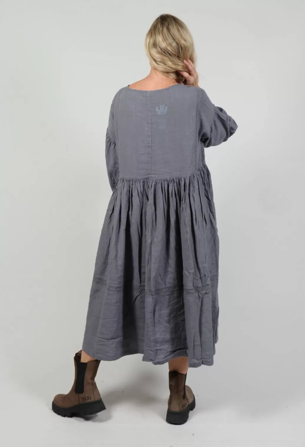 Dresses^Ewa I Walla Avril Dress In Dim Grey