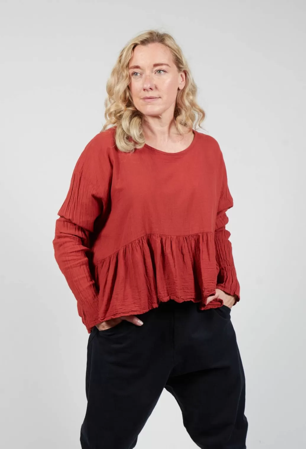 Shirts & Blouses^Privatsachen Bauchlos Shirt In Rost Orange