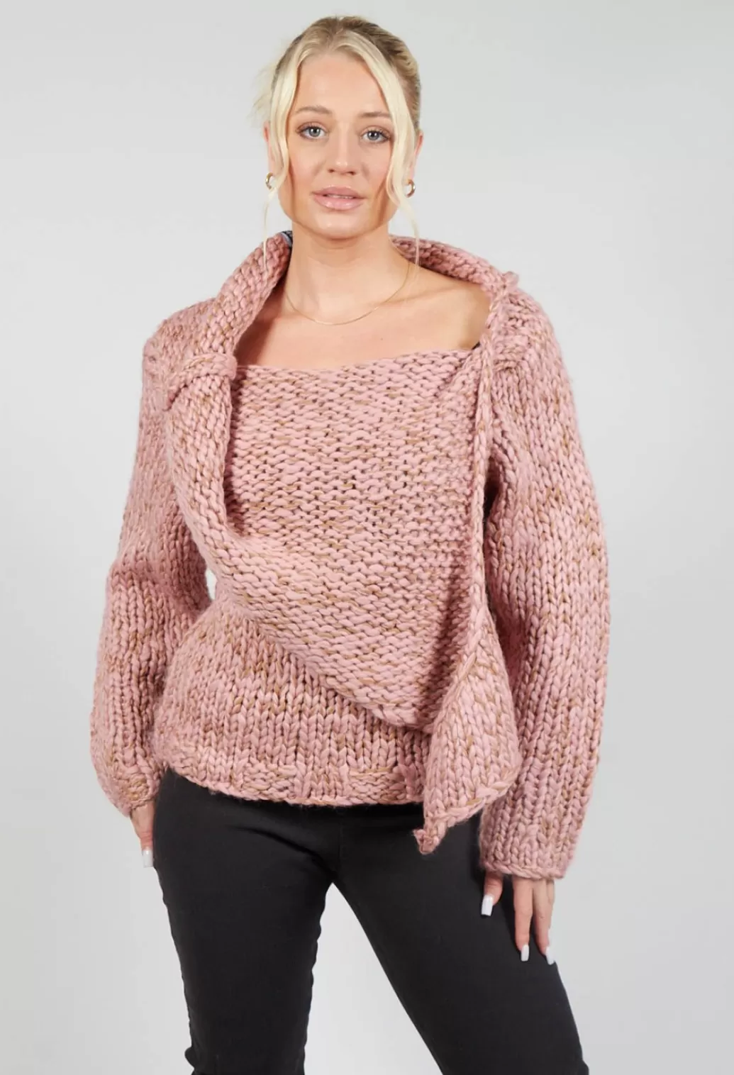 Jumpers^Rundholz Mainline Chunky Knit Jumper In Amaretto