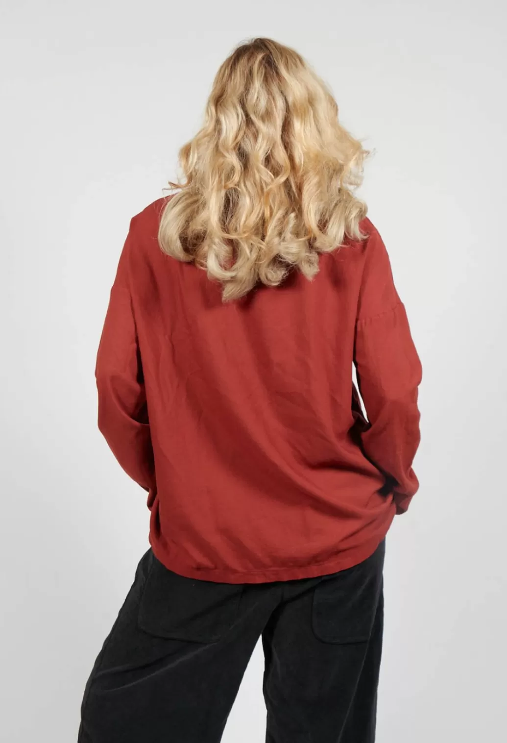 Shirts & Blouses^Album Di Famiglia Collar Shirt Tvc In Red