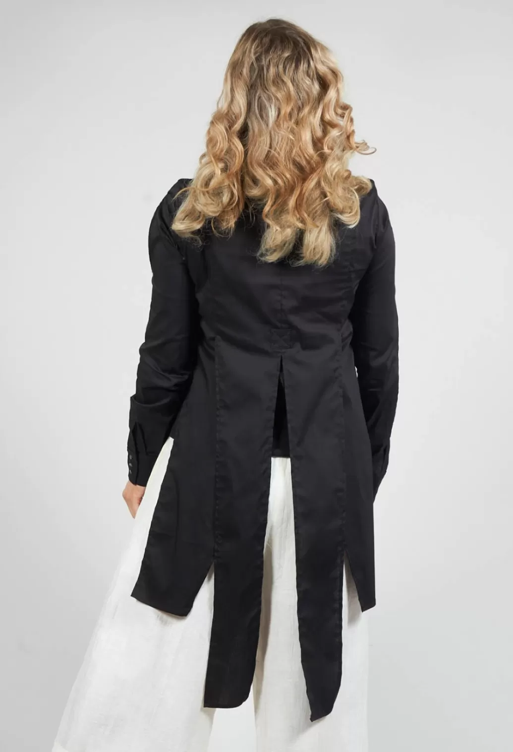 Shirts & Blouses^Malloni Collarless Shirt Chianti In Nero