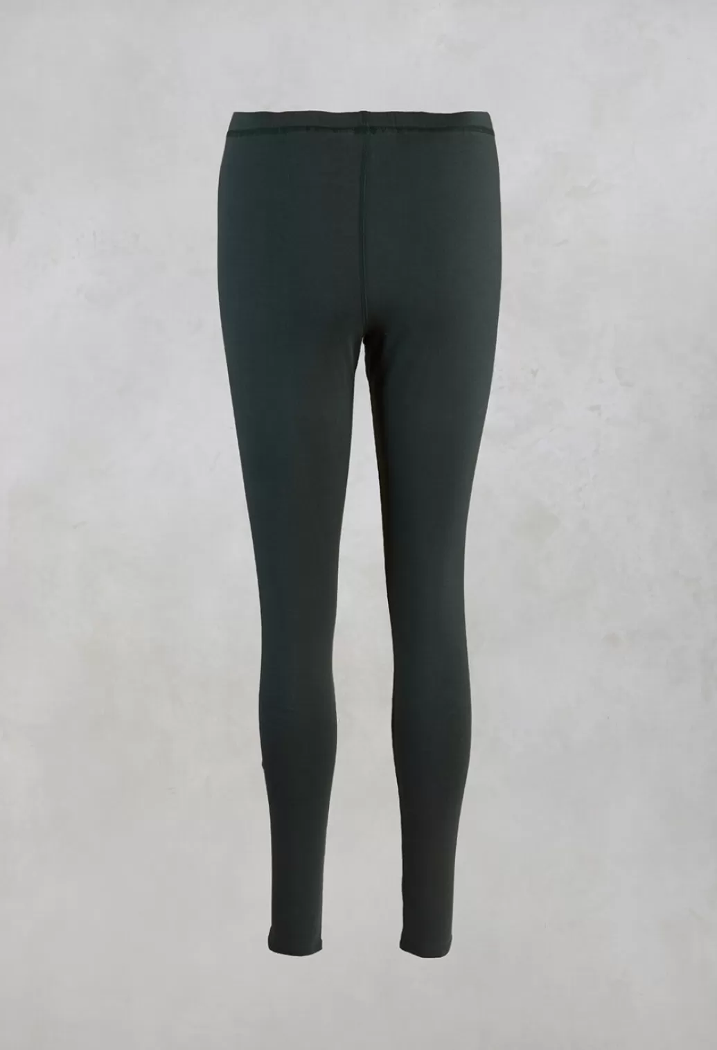 Leggings^Ewa I Walla Cotton Elasticated Leggings In Deep Green