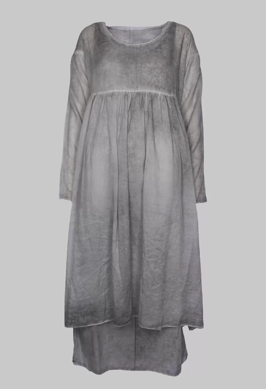 Dresses^Album Di Famiglia Double Dress Cold Dyed In Stone Grey