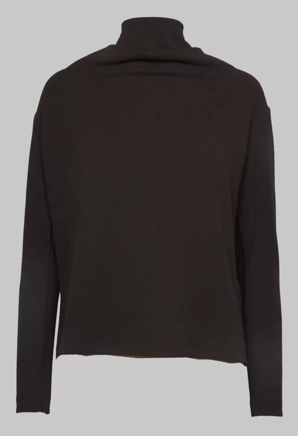 Shirts & Blouses^Xenia Design Draped Neck Blouse With Long Sleeves In Black