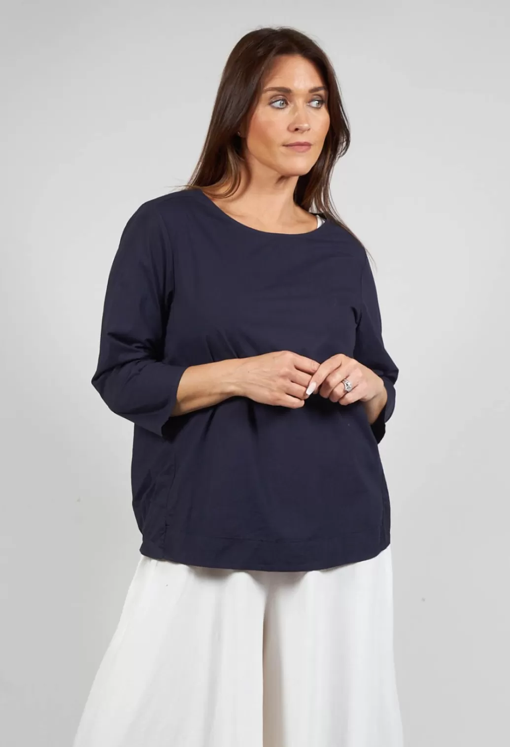 Shirts & Blouses^Mama B Gavi P Shirt In Blu