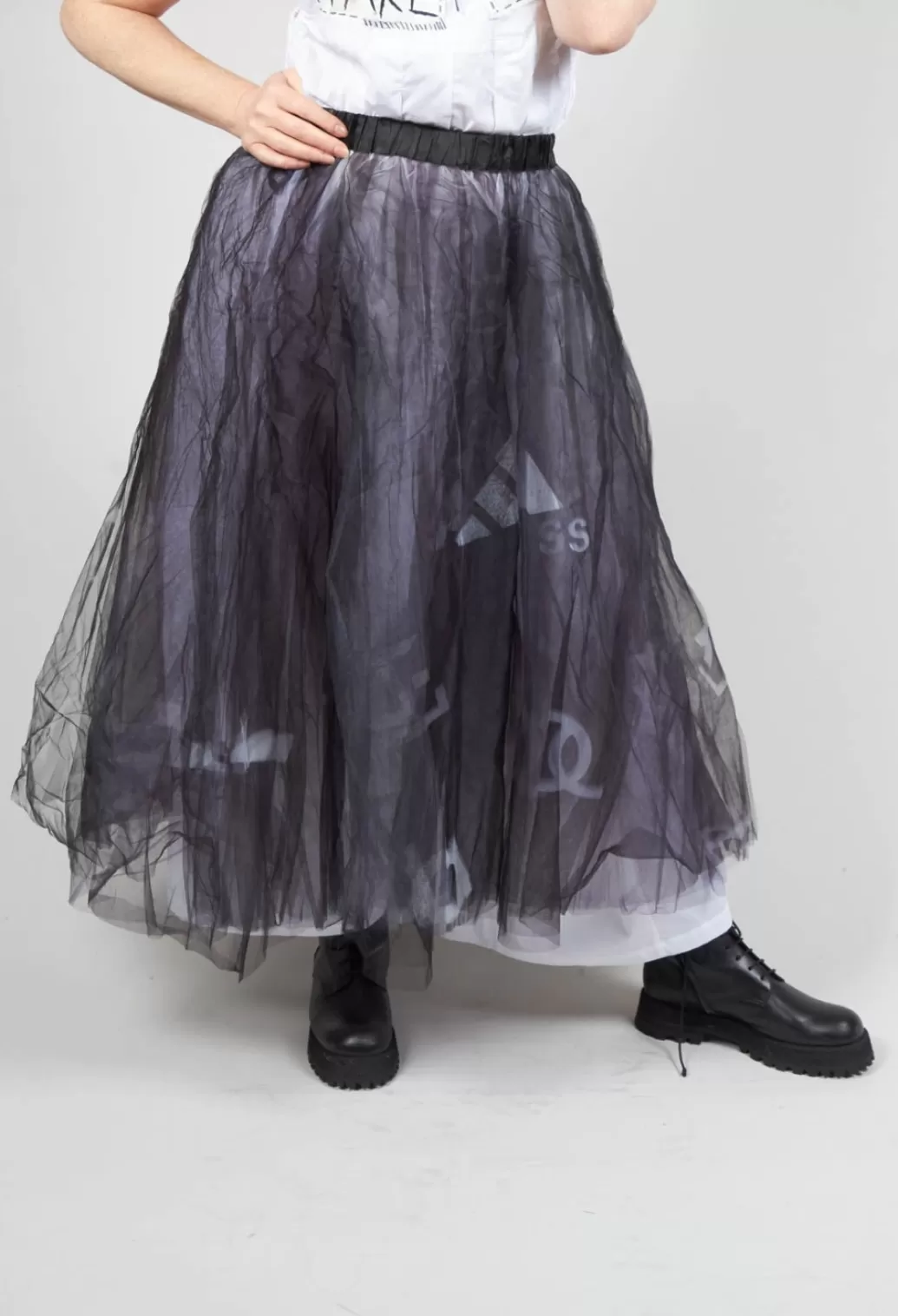 Skirts^Bread and Butter Go Netted Skirt In Black