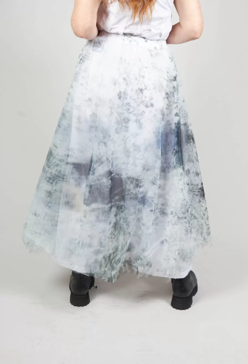 Skirts^Bread and Butter Go Netted Skirt In Occhio White