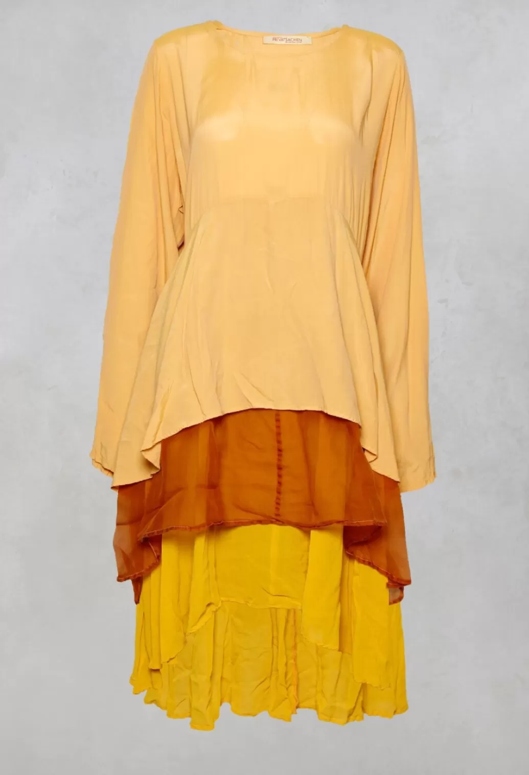 Dresses^Privatsachen Kategoriese Layered Dress In Kerze Yellow