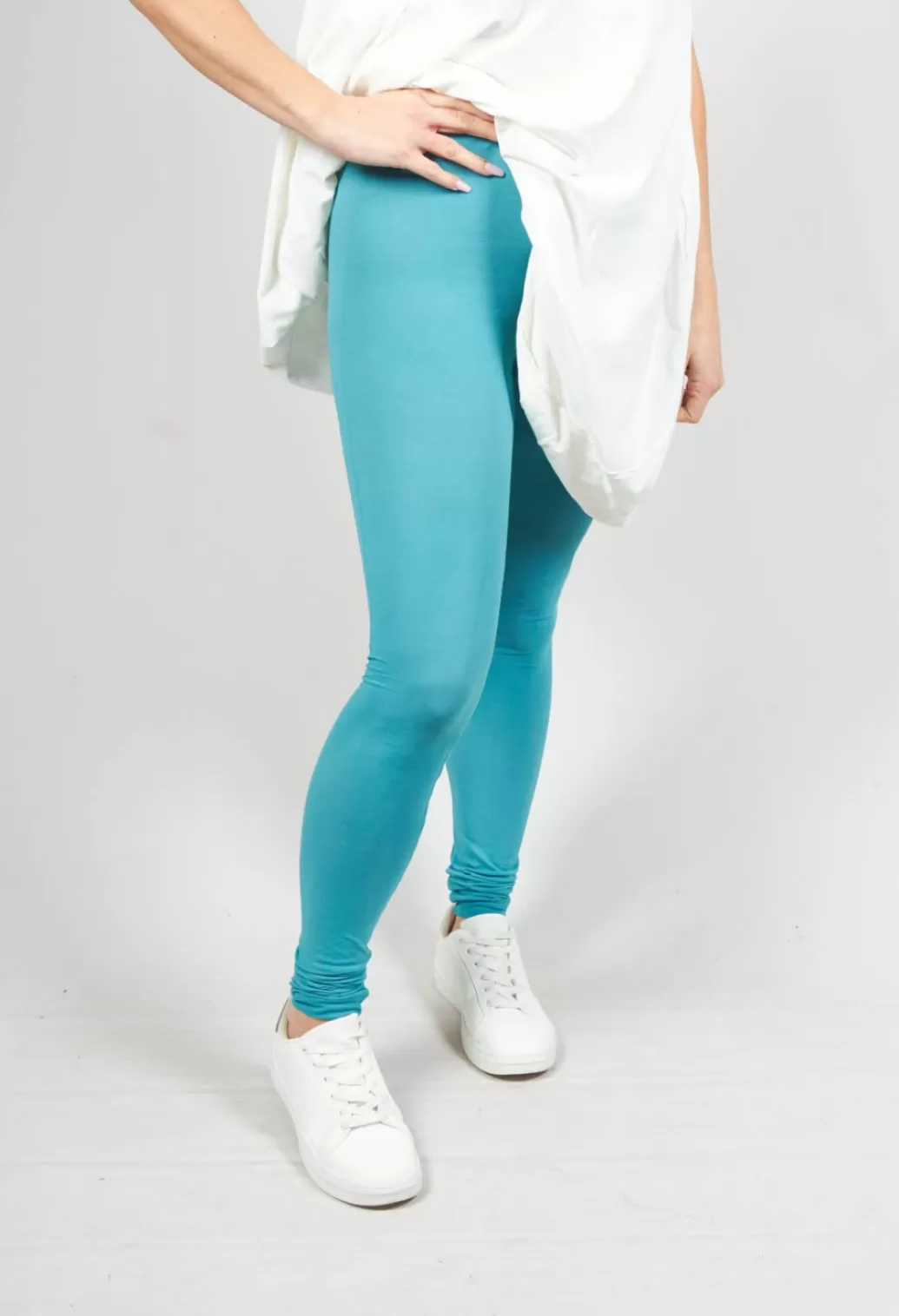 Leggings^Rundholz Dip Leggings With Elasticated Waist In Aqua