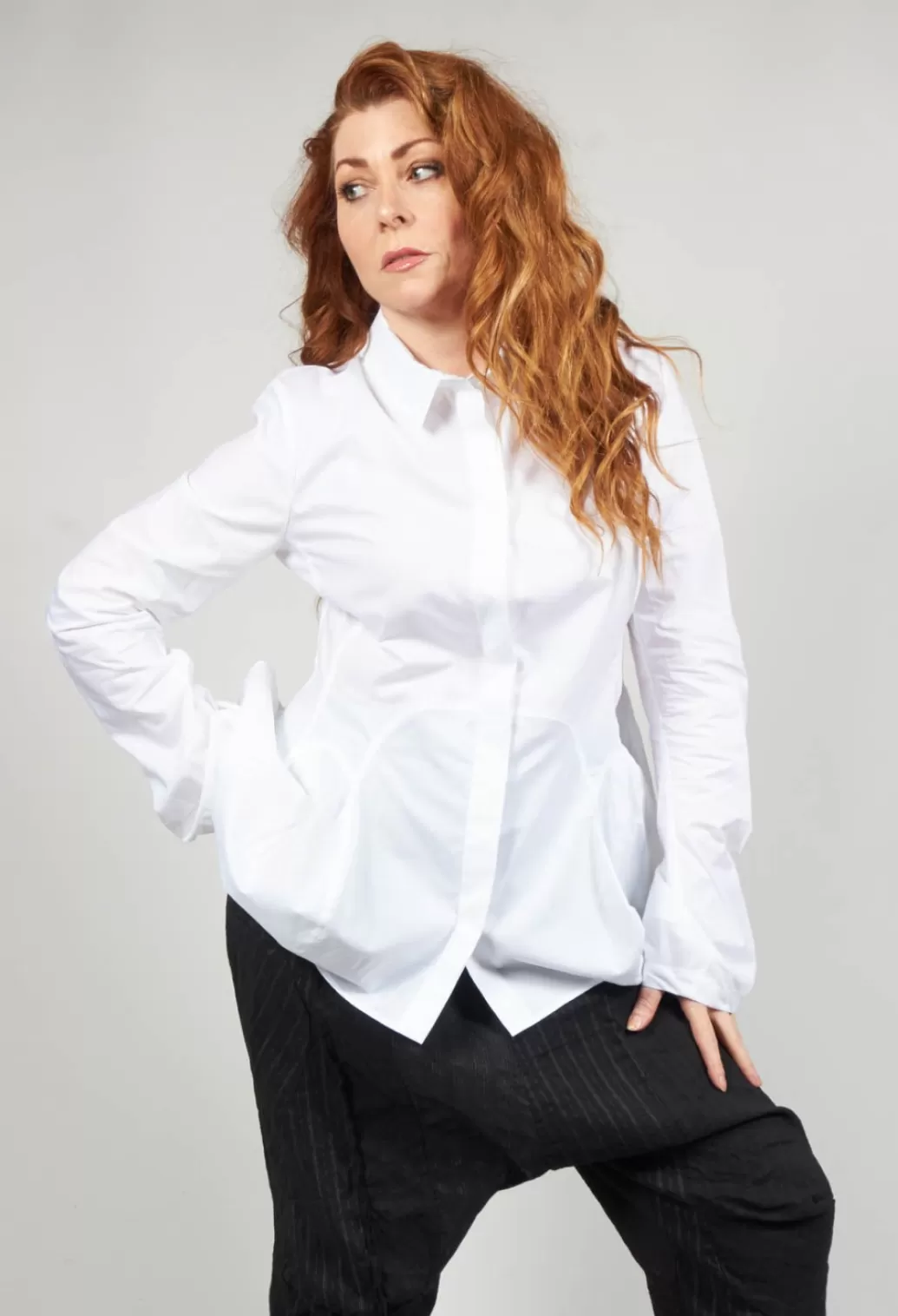 Shirts & Blouses^Rundholz Mainline Long Sleeve Shirt In White