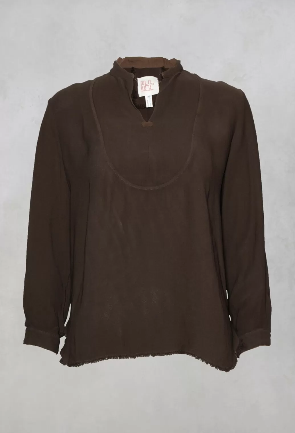 Shirts & Blouses^Hannoh Wessel Long Sleeved Stefy Shirt In Brown