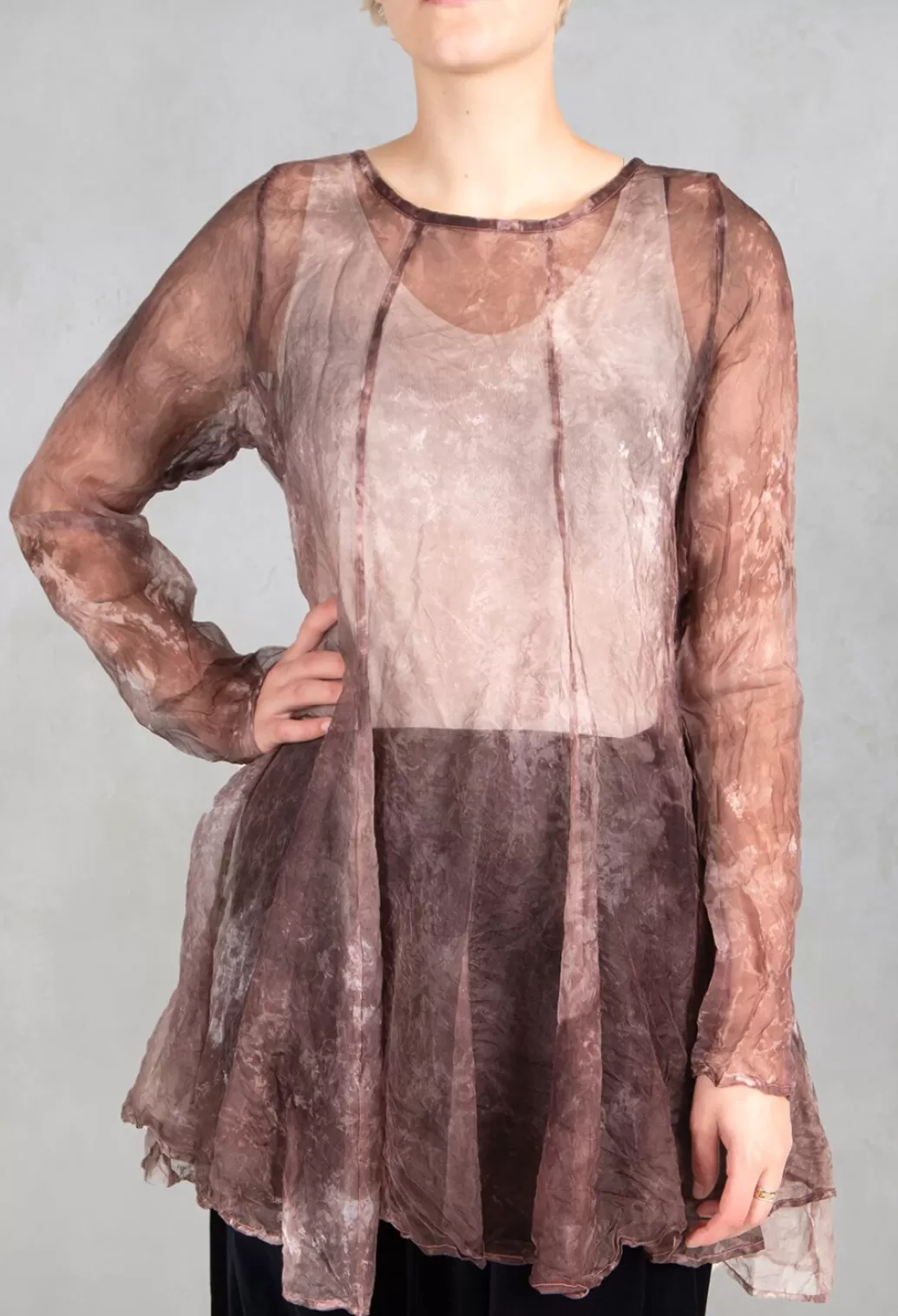 Shirts & Blouses^Privatsachen Oftier Voile Tunic In Teak
