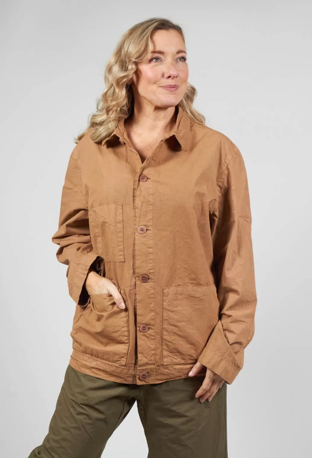 Shirts & Blouses^Album Di Famiglia Overshirt Cc In Pottery