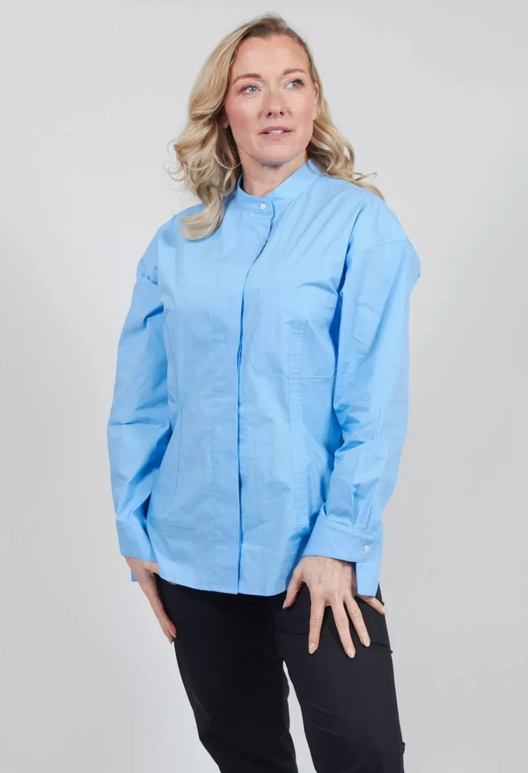 Shirts & Blouses^Malloni Shirt Poecillia In Celeste