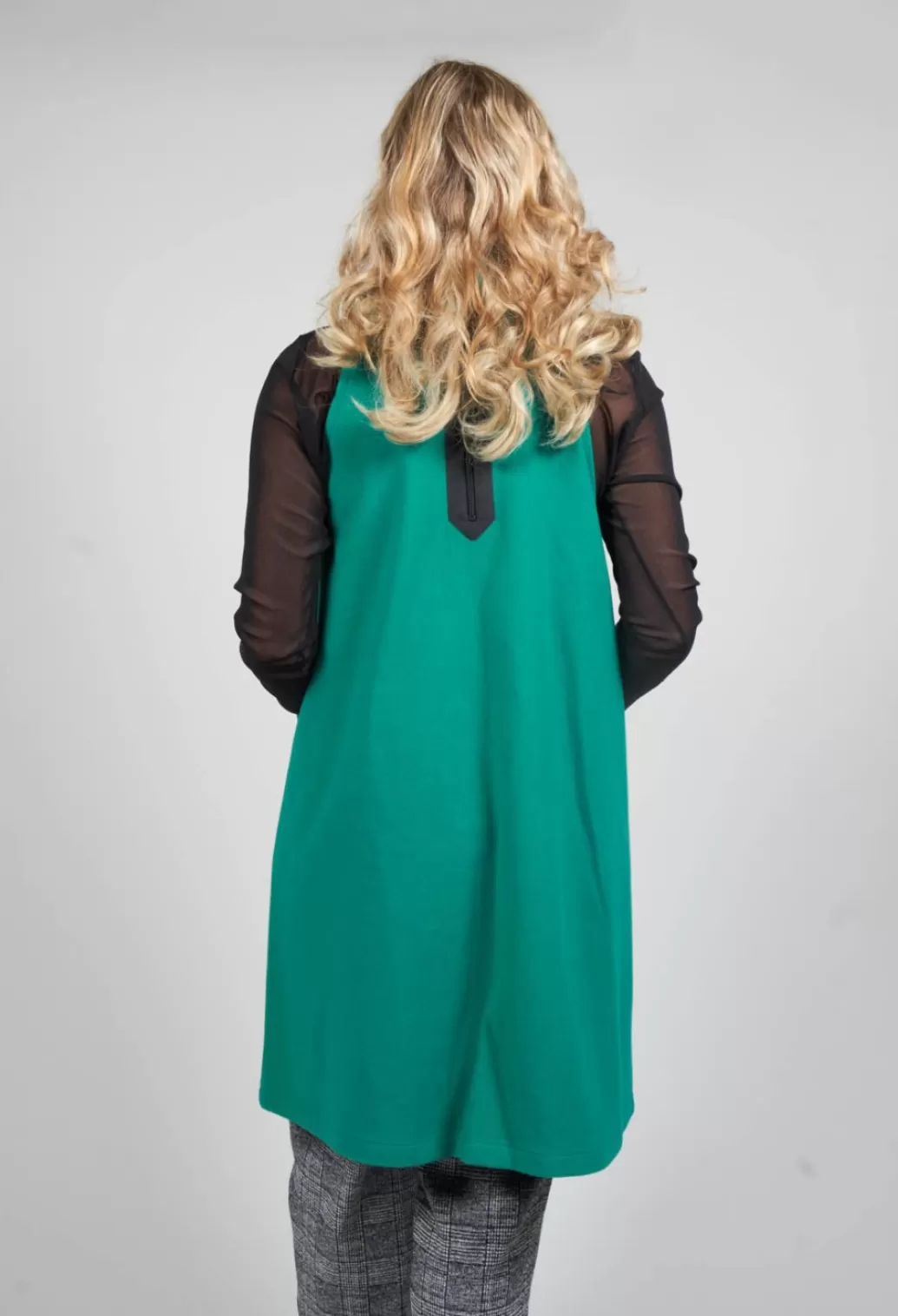 Dresses^Xenia Design Sleeveless Paik Dress With Back Zip Detail In Turqoise Green