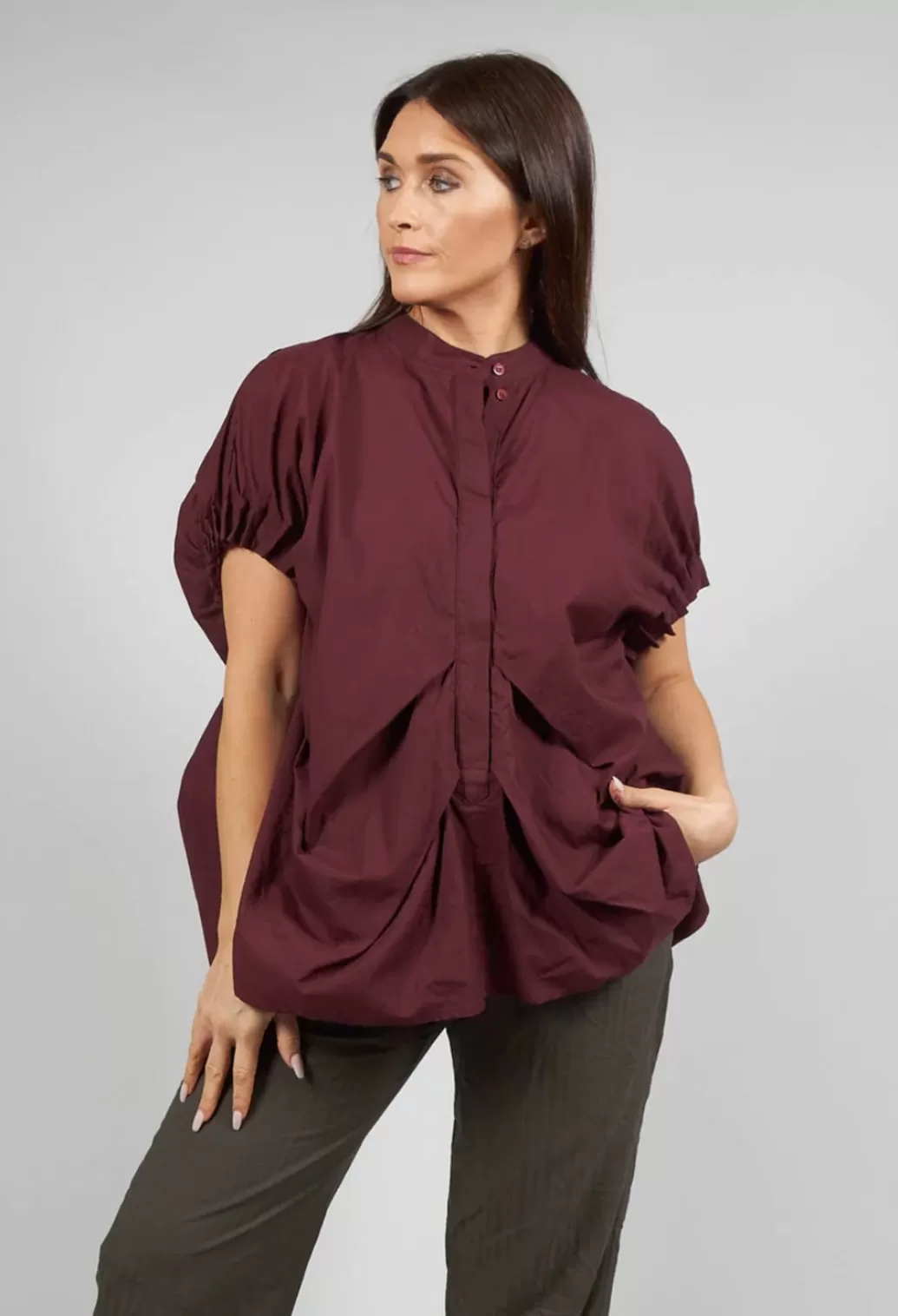 Shirts & Blouses^Malloni Sleeveless Shirt In Granato