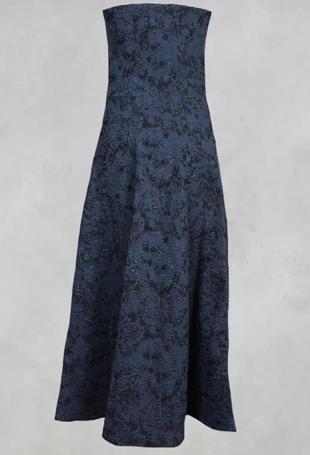 Dresses^Lilith Strapless Dress With Textured Pattern And Flared Skirt In Ink