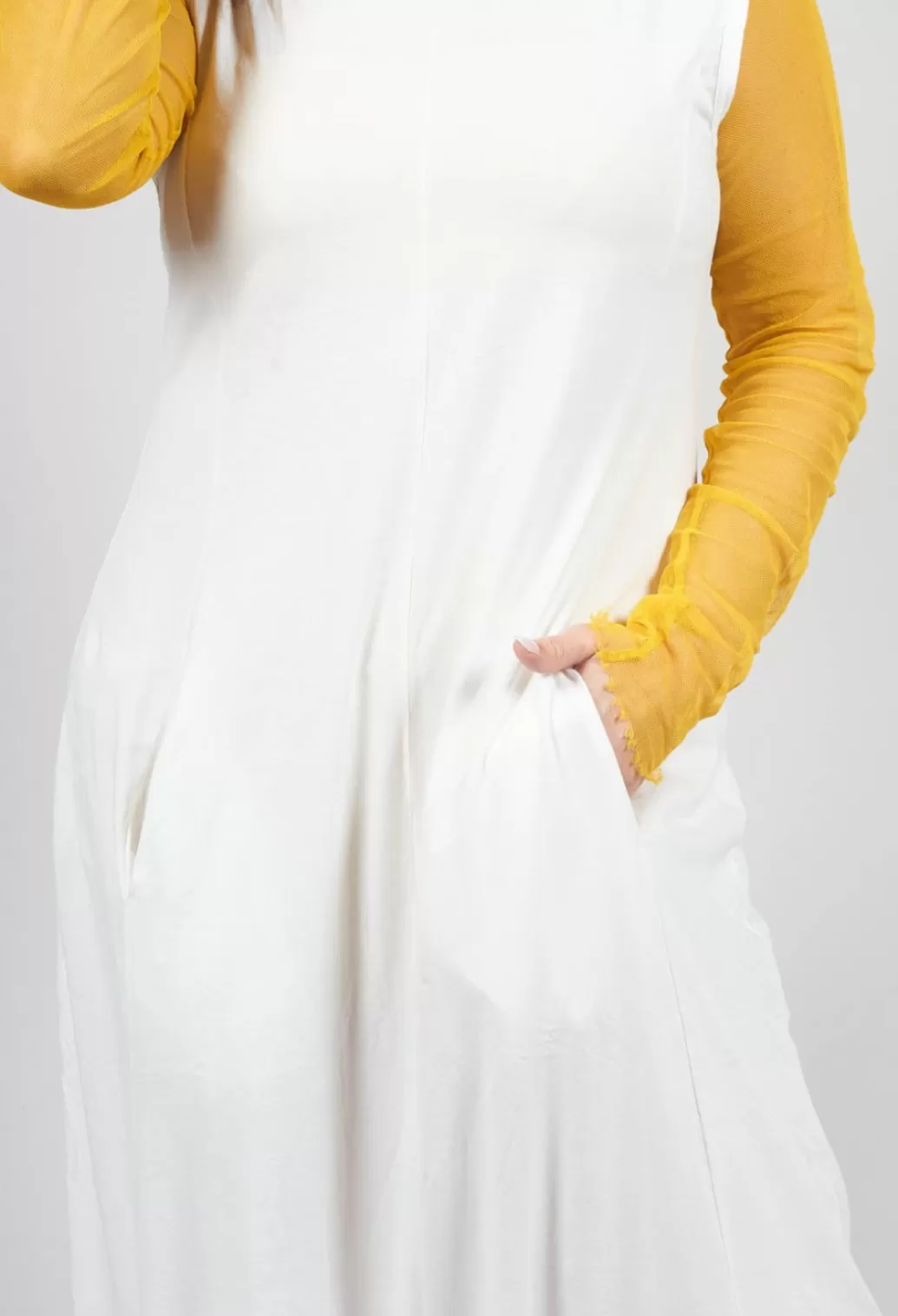 Jumpsuits^Rundholz Dip Striped Dye Effect Overalls With V Back In Star White