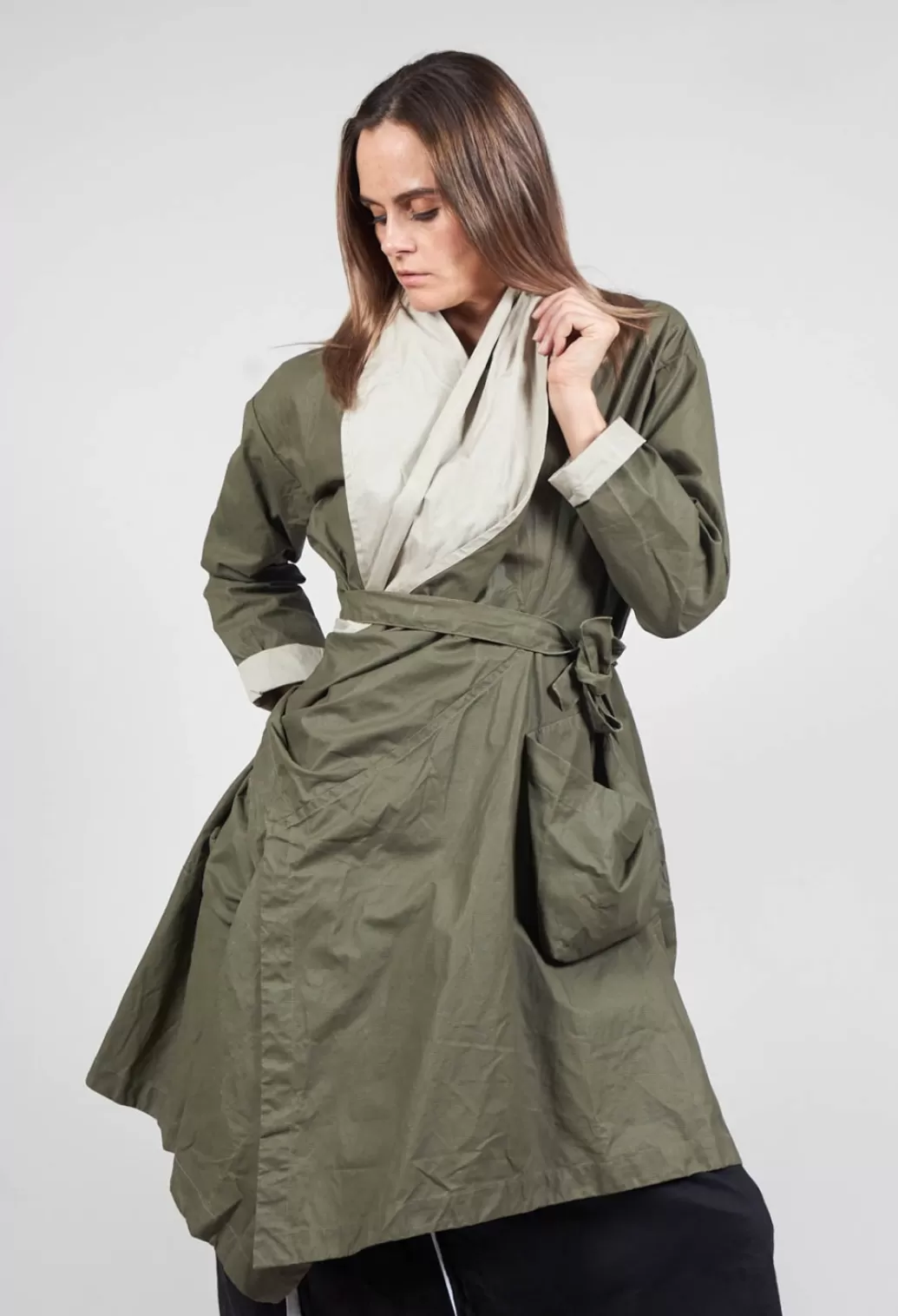Coats^Jayko Tamale Coat In Argile And Majestic
